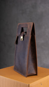 Leather Wine Carry Bag Sudbury