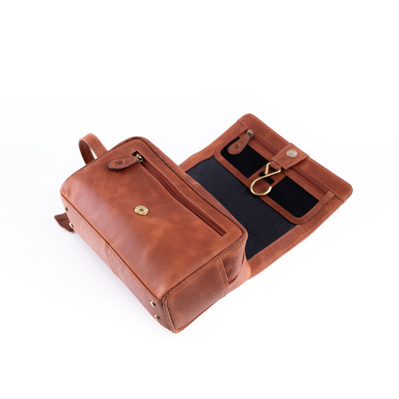 Leather Toiletries Bag