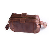 Leather Travel Toiletry Bag Manchester